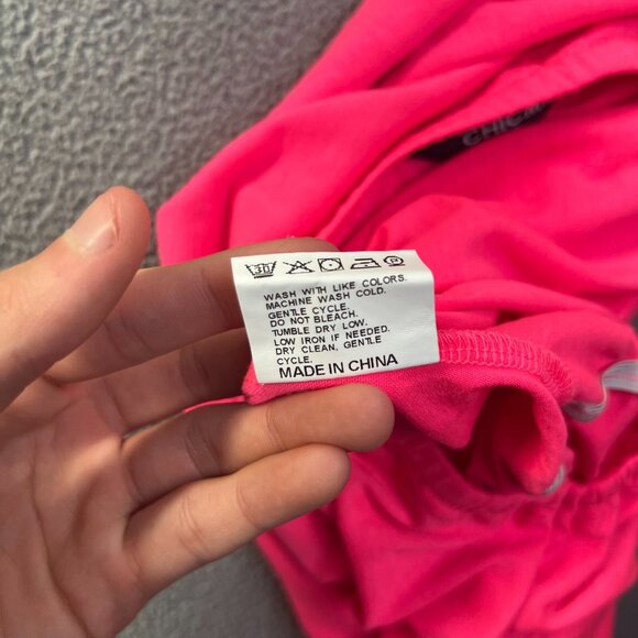 Pink Romper Romper Shorts 1 Piece Outfit Women's Size XXL,Resorts,Beach,Casual - Picture 6 of 9